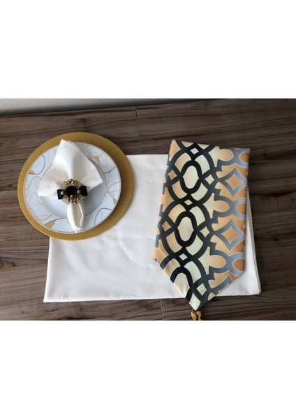 Sofra Sunum Seti Degrade Ottoman Desenli