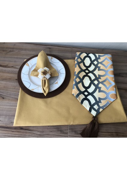 Sofra Sunum Degrade Ottoman Desenli