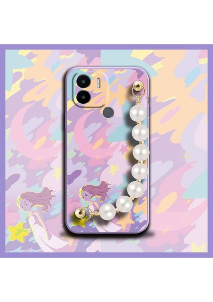 Telefon Kılıfı Redmi A1 Plus Zincirli Tam Kapaklı Telefon Kılıfı (Yurt Dışından)