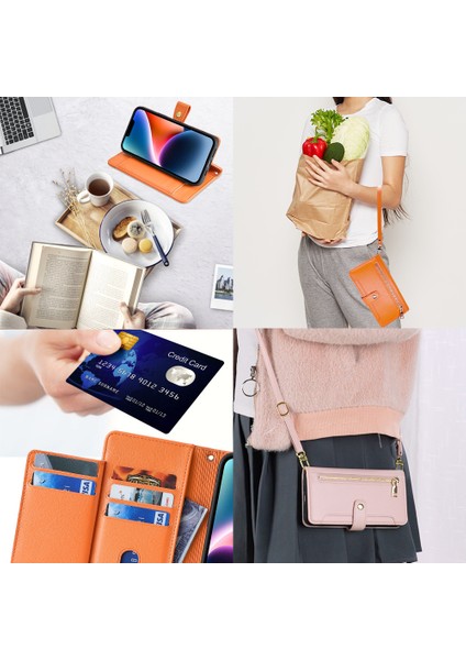 Kart Yuvalı Xiaomi Mi 13 Pro Deri Telefon Kılıfı Için Telefon Kılıfı (Yurt Dışından)