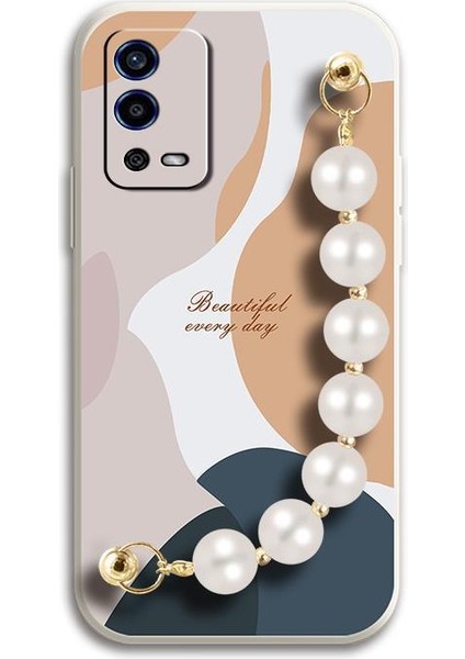 Telefon Kılıfı Oppo A55 4g Zincirli Tam Kapaklı Telefon Kılıfı (Yurt Dışından)