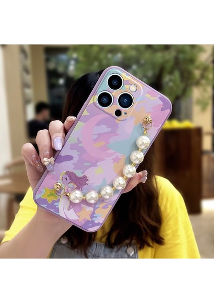 Telefon Kılıfı iphone 14 Pro Zincirli Tam Kapaklı Telefon Kılıfı (Yurt Dışından)
