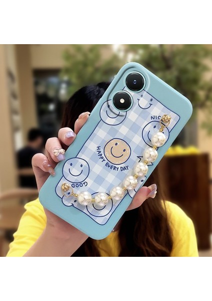 Telefon Kılıfı Vivo Y02S Zincirli Tam Kapaklı Telefon Kılıfı (Yurt Dışından)