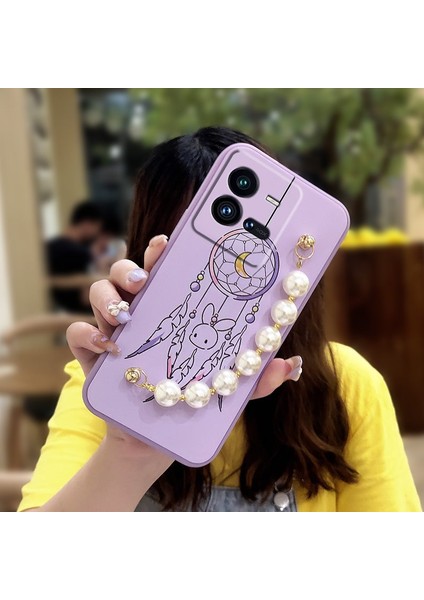 Telefon Kılıfı Vivo Iqoo 10 Pro Zincirli Tam Kapaklı Telefon Kılıfı (Yurt Dışından)
