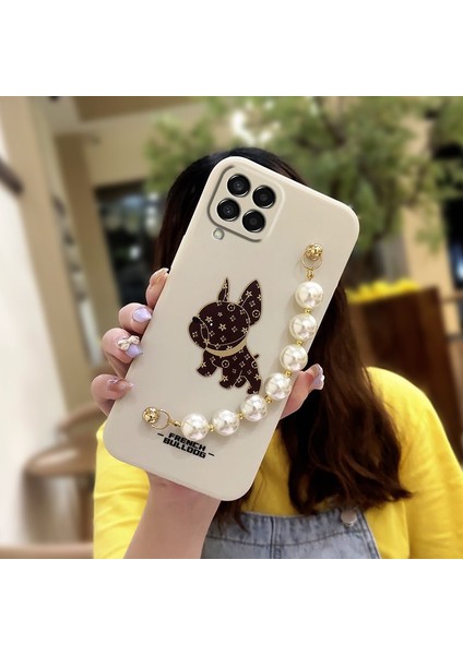 Telefon Kılıfı Samsung Galaxy M33 5g Zincirli Tam Kapaklı Telefon Kılıfı (Yurt Dışından)