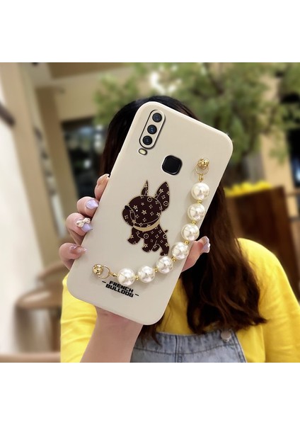 Telefon Kılıfı Vivo Y17/Y3/Y15/Y12/U3X Zincirli Tam Kapaklı Telefon Kılıfı (Yurt Dışından)
