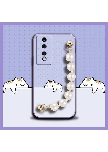 Telefon Kılıfı Huawei Honor 80 GT/80PRO Zincirli Tam Kapaklı Telefon Kılıfı (Yurt Dışından)