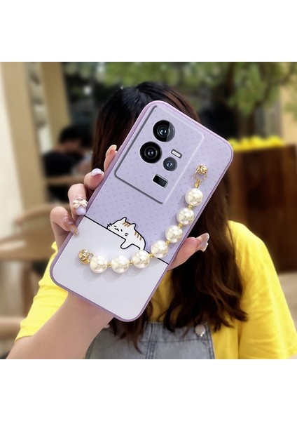 Telefon Kılıfı Vivo Iqoo 11 Zincirli Tam Kapaklı Telefon Kılıfı (Yurt Dışından)