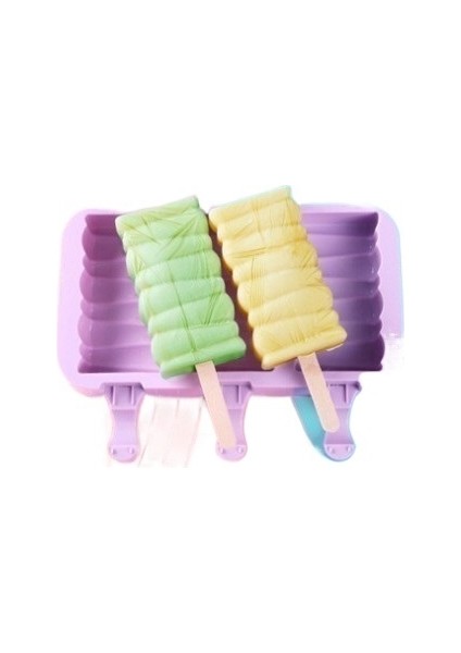 Ev Dondurma Kalıp Popsicle Popsicle Dondurma Şerbeti Yapmak Için Gıda Sınıfı Silikon Kalıp Tipi Ev Yapımı Dondurulmuş Buz Küpleri (Yurt Dışından)