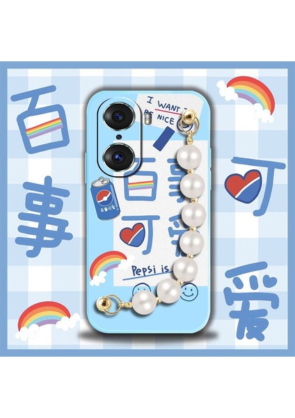 Telefon Kılıfı Huawei Honor 60 Pro Zincirli Tam Kapaklı Telefon Kılıfı (Yurt Dışından)