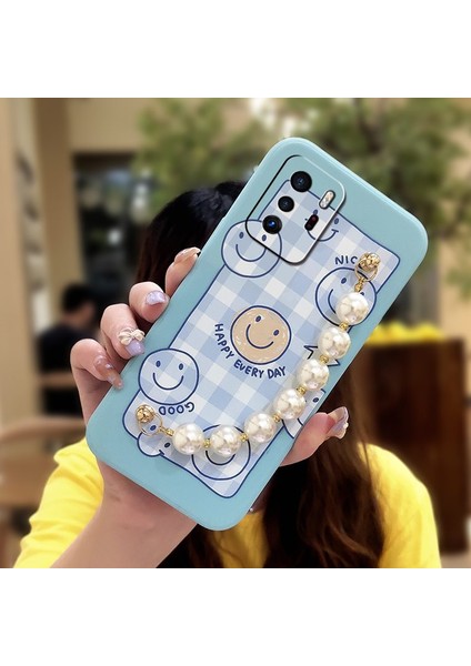 Telefon Kılıfı Xiaomi Poco X3 Gt Zincirli Tam Kapaklı Telefon Kılıfı (Yurt Dışından)