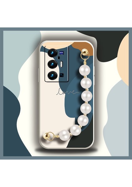 Telefon Kılıfı Vivo X70 Pro Plus Zincirli Tam Kapaklı Telefon Kılıfı (Yurt Dışından)
