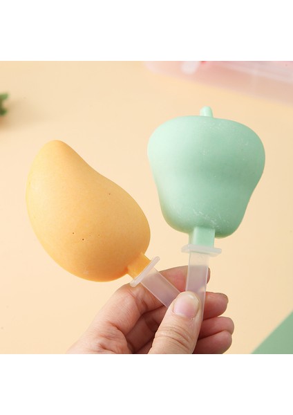 Ev Yapımı Diy Ev Popsicle Dondurma Kalıp Kutusu Çocuk Meyve Dondurma Yapmak Için Çubuklar Buz Izgara Silikon Aşındırıcı Dondurulmuş Buz Küpleri (Yurt Dışından)