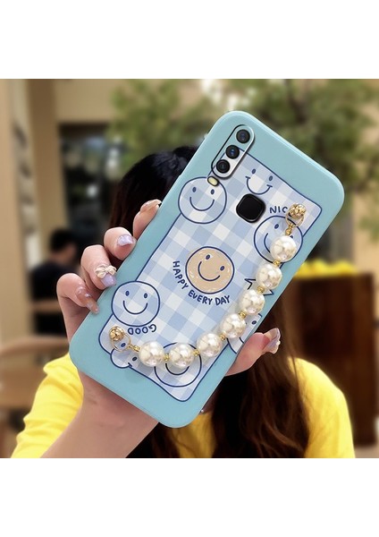 Telefon Kılıfı Vivo Y17/Y3/Y15/Y12/U3X Zincirli Tam Kapaklı Telefon Kılıfı (Yurt Dışından)