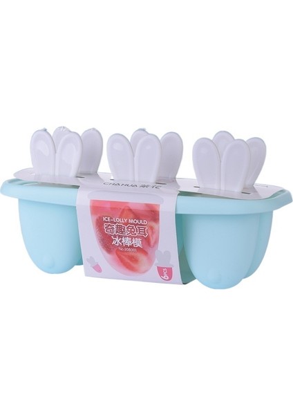 Camellia Fun Tavşan Kulağı Popsicle Kalıbı (6 Izgara) Dondurma Kalıbı Şerbet Dondurma Dondurma Kalıbı (Yurt Dışından)