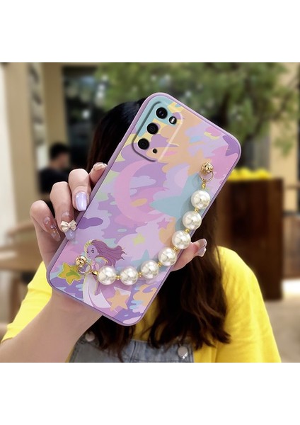 Telefon Kılıfı Samsung Galaxy S20 Zincirli Tam Kapaklı Telefon Kılıfı (Yurt Dışından)