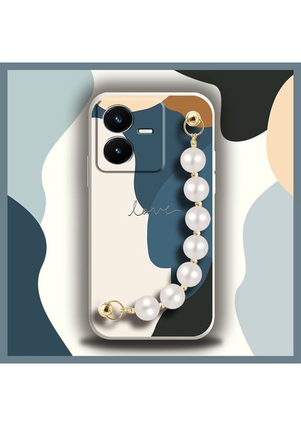 Telefon Kılıfı Vivo Y22/Y22S Zincirli Tam Kapaklı Telefon Kılıfı (Yurt Dışından)