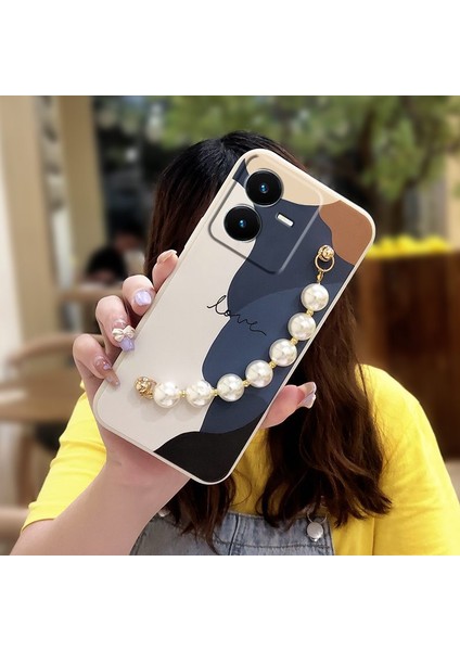 Telefon Kılıfı Vivo Y22/Y22S Zincirli Tam Kapaklı Telefon Kılıfı (Yurt Dışından) fiyatları