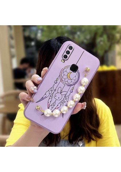 Telefon Kılıfı Vivo Y17/Y3/Y15/Y12/U3X Zincirli Tam Kapaklı Telefon Kılıfı (Yurt Dışından)