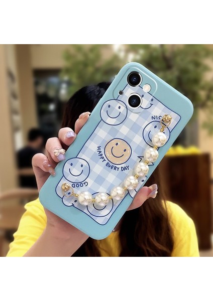 Telefon Kılıfı iphone 14 Plus Zincirli Tam Kapaklı Telefon Kılıfı (Yurt Dışından)