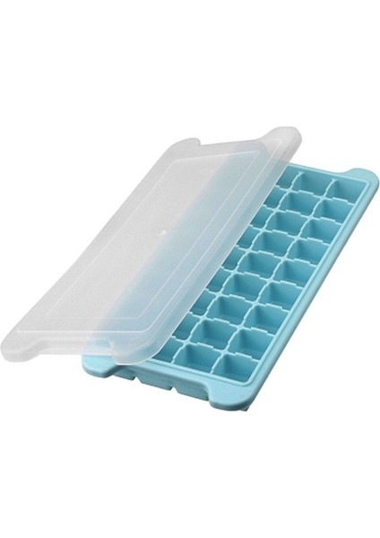 36 Izgaralar Silikon Buz Tepsisi Kapaklı Gıda Sınıfı Silikon Buz Kutusu Ev Dıy Ice Cube Popsicle Kalıp (Yurt Dışından)