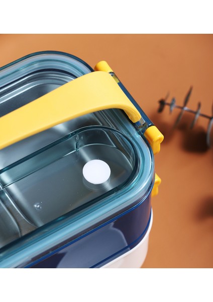 Bento 1600ML Lunchbox Yeni Koleksiyon 2 Katlı Çelik Sefer Tası Yemek Kutusu