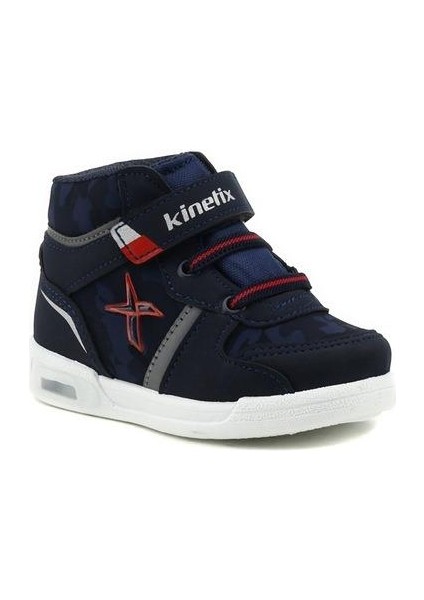 Kreja Pu Hı 3pr Lacivert Erkek Çocuk High Sneaker Ayakkabı