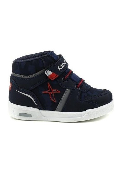 Kreja Pu Hı 3pr Lacivert Erkek Çocuk High Sneaker Ayakkabı