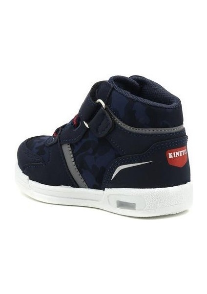 Kreja Pu Hı 3pr Lacivert Erkek Çocuk High Sneaker Ayakkabı