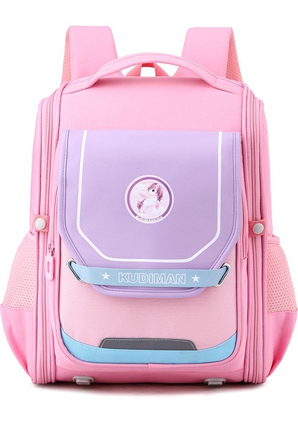 Çocuk Okul Ingiliz Ilkokul Öğrencileri Boyun Koruma Omuzdan Askili Büyük Kapasiteli Kızların Sırt Çantası (Yurt Dışından)