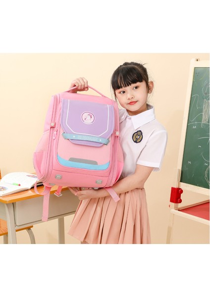 Çocuk Okul Ingiliz Ilkokul Öğrencileri Boyun Koruma Omuzdan Askili Büyük Kapasiteli Kızların Sırt Çantası (Yurt Dışından) indirimleri