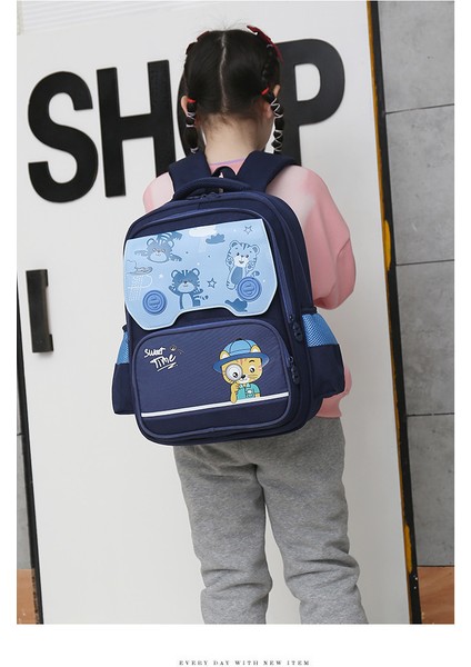 Okul Erkek ve Kız Sevimli Karikatür Çocuk Sırt Kampüs 3-6 Sınıf Hafif Sırt , 130-160CM Yüksekliğe Uygun Çanta (Yurt Dışından) fırsatları