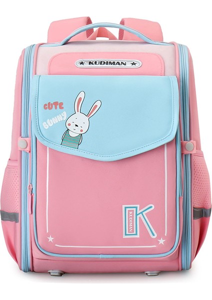 Ilkokul Öğrencilerinin Okul Erkek ve Kız 1-6. Sınıflar Için Çocuk Sırt Yük Azaltıcı Sırt Koruma Karikatür Tam Açık Sırt Çantası (Yurt Dışından)