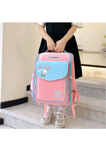 Ilkokul Öğrencilerinin Okul Erkek ve Kız 1-6. Sınıflar Için Çocuk Sırt Yük Azaltıcı Sırt Koruma Karikatür Tam Açık Sırt Çantası (Yurt Dışından) fiyatları