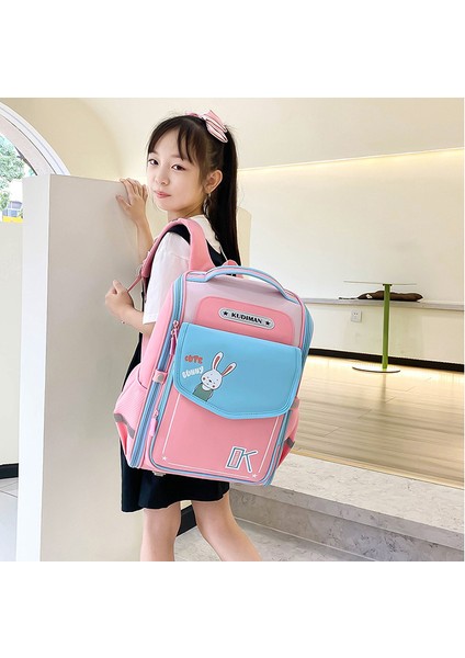 Ilkokul Öğrencilerinin Okul Erkek ve Kız 1-6. Sınıflar Için Çocuk Sırt Yük Azaltıcı Sırt Koruma Karikatür Tam Açık Sırt Çantası (Yurt Dışından) modelleri