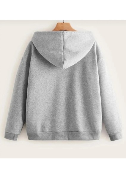 Unısex Kapüşonlu Fermuarlı Cepli Ince Penye Basic Okul Sweatshirt Hırka fiyatları