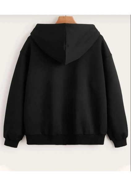 Unısex Kapüşonlu Fermuarlı Cepli Ince Penye Basic Okul Sweatshirt Hırka modelleri