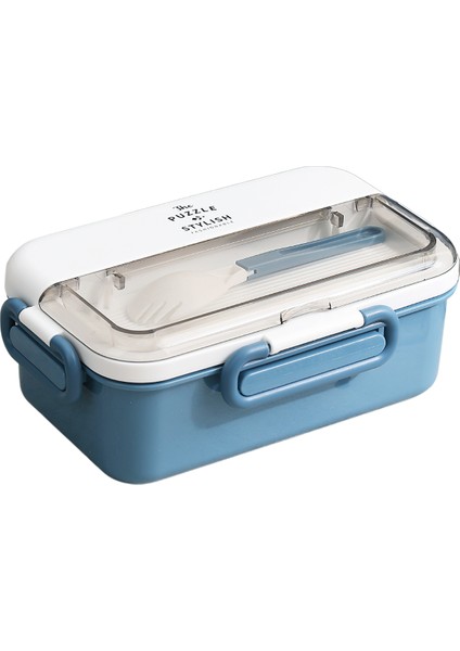 Bento 900ML Lunchbox Yeni Koleksiyon 1 Katlı 3 Bölmeli Çelik Sefer Tası Yemek Kutusu