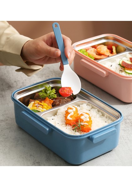 Bento 900ML Lunchbox Yeni Koleksiyon 1 Katlı 3 Bölmeli Çelik Sefer Tası Yemek Kutusu indirimleri