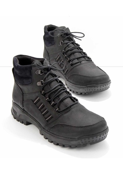 Siyah Nubuk Leather Erkek Outdoor Bot E02795071101