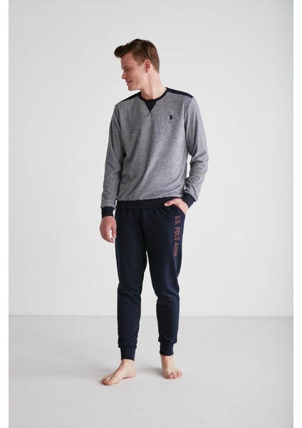 Erkek Lacivert Yuvarlak Yaka Pijama Takımı 18720 fiyatları
