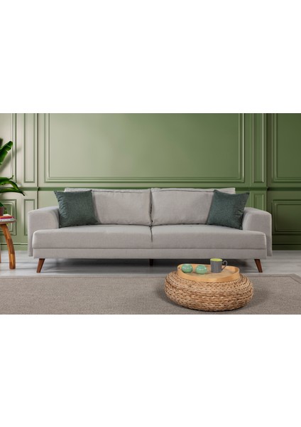 Nobis Yataklı Kanepe Keten Krem