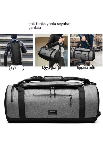 Kuru ve Islak Ayırma Spor Çok Fonksiyonlu Seyahat Erkek Sırt Spor Gelgit Çantası (Yurt Dışından) modelleri