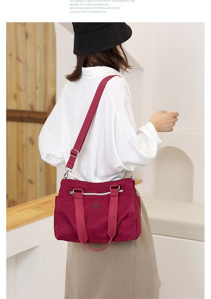 Kadın Moda Trendi Omuzdan Askili Büyük Kapasiteli Çok Katmanlı Taşınabilir Eğik Sırt Seyahat Koltuk Altı Çanta (Yurt Dışından) fırsatları