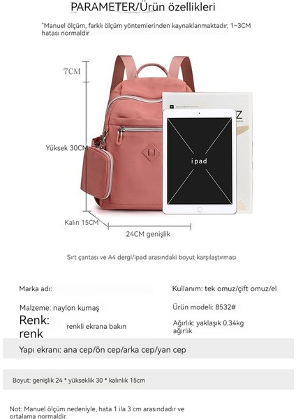 Büyük Kapasiteli Sırt Kadınlar Moda Trendi Sırt Su Geçirmez Seyahat Seyahat Okul Çantası (Yurt Dışından) indirimleri