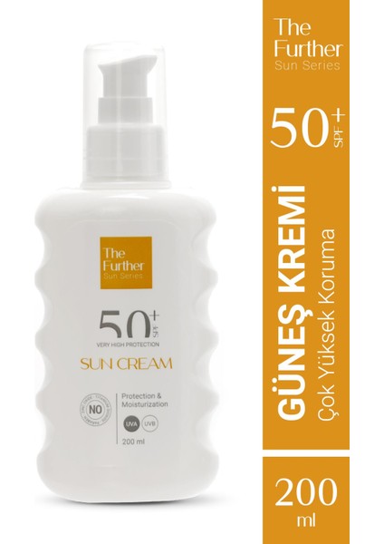 The Further Güneş Koruyucu Losyon Spf 50 Faktör Yetişkin + Çocuklar Için  200 ml + Plaj Çantası Hediye