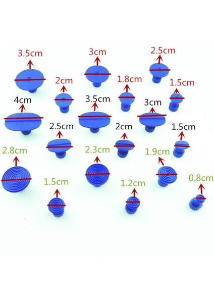 Otomotiv Plastik Vantuz Dolu Çukur Sarkma Kiti (Yurt Dışından)
