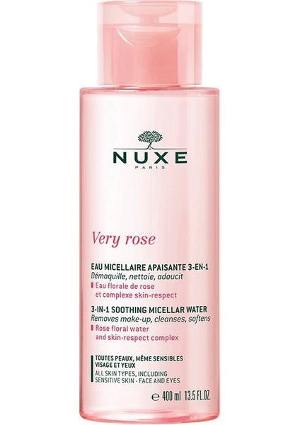 Very Rose 3’ü 1 Arada Micellar Su 400 ml