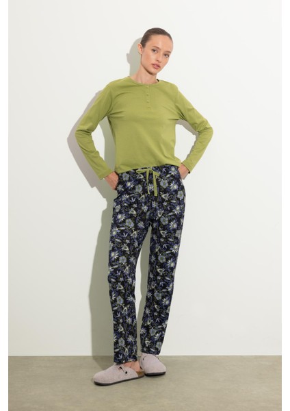 Fall in Love Regular Fit Uzun Kollu Pijama Takımı A9921AX23AU