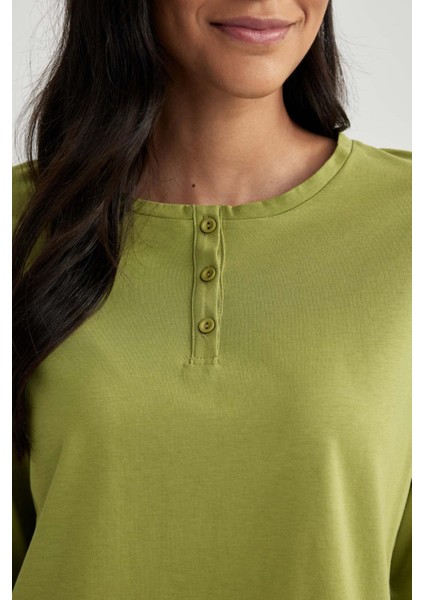 Fall in Love Regular Fit Uzun Kollu Pijama Takımı A9921AX23AU